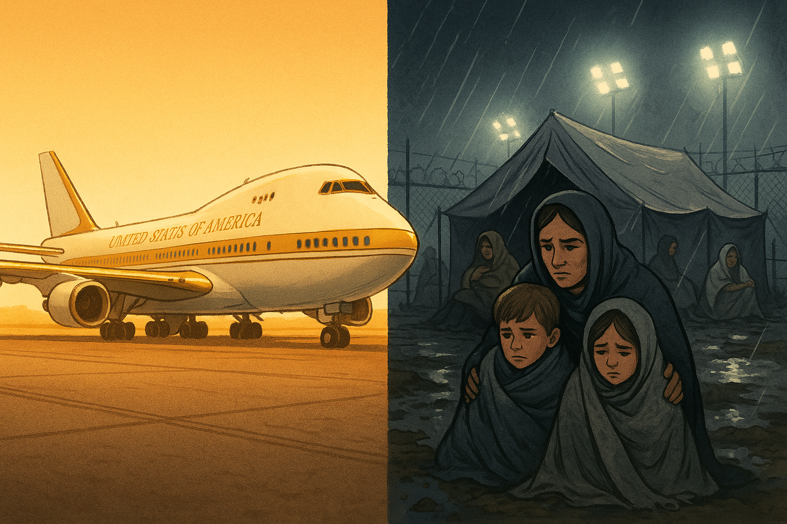 Billions for Trump’s Jet, But Nothing for Hungry Kids or Freezing Families