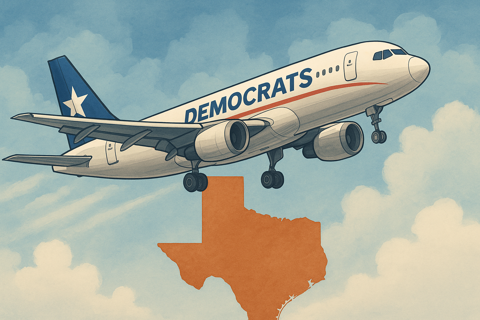 Texas Democrats Walk Out to Stop MAGA Redistricting Power Grab