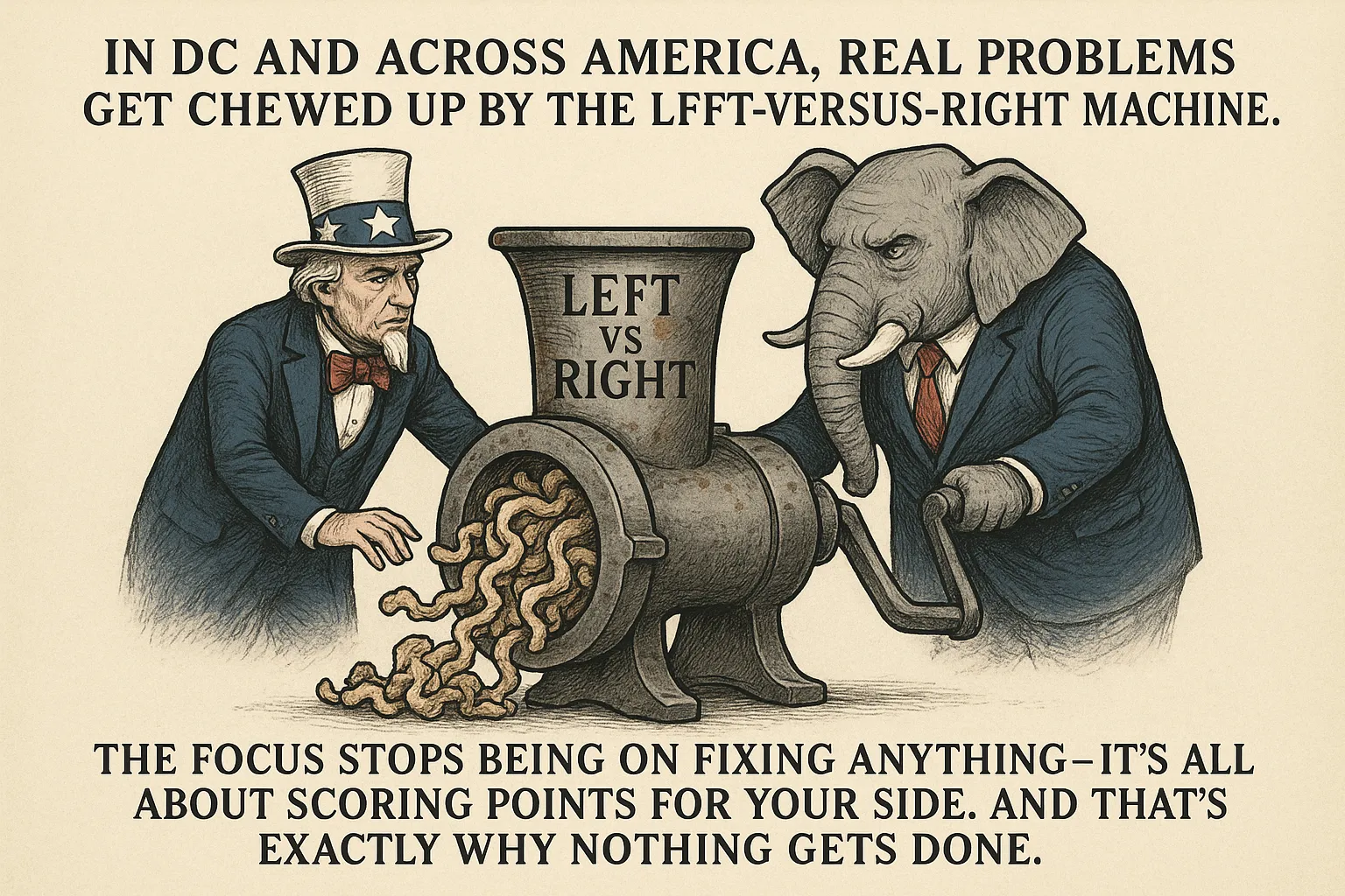 Stop the Meat Grinder: Let’s Get Back to Solving Problems