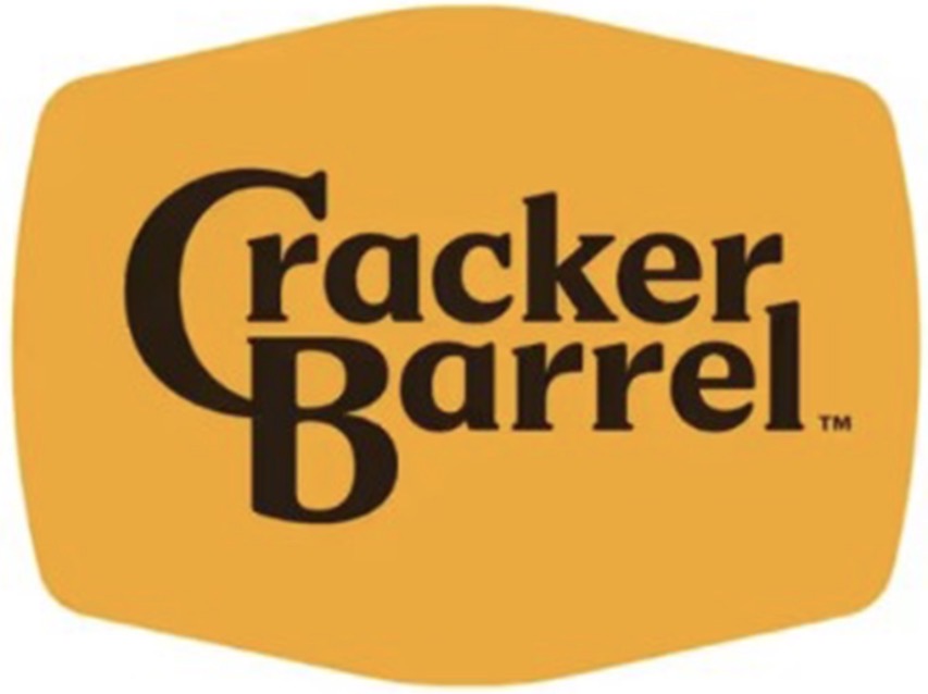 MAGA Outrage Over Cracker Barrel Logo Proves They Have No Real Solutions, Just Fake Outrage 1 Cracker Barrel’s updated logo featuring bold black lettering on a rounded orange background.