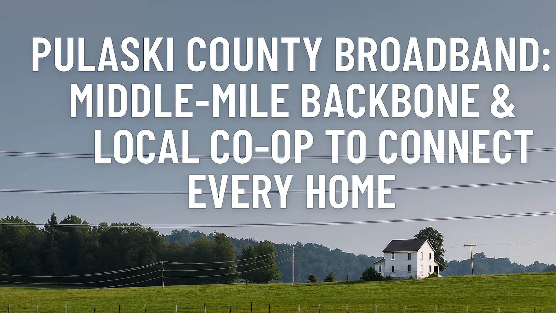 Pulaski County Broadband: Middle‑Mile Backbone & Local Co‑op to Connect Every Home